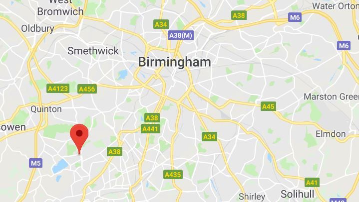 Gutter Cleaning in Birmingham Map